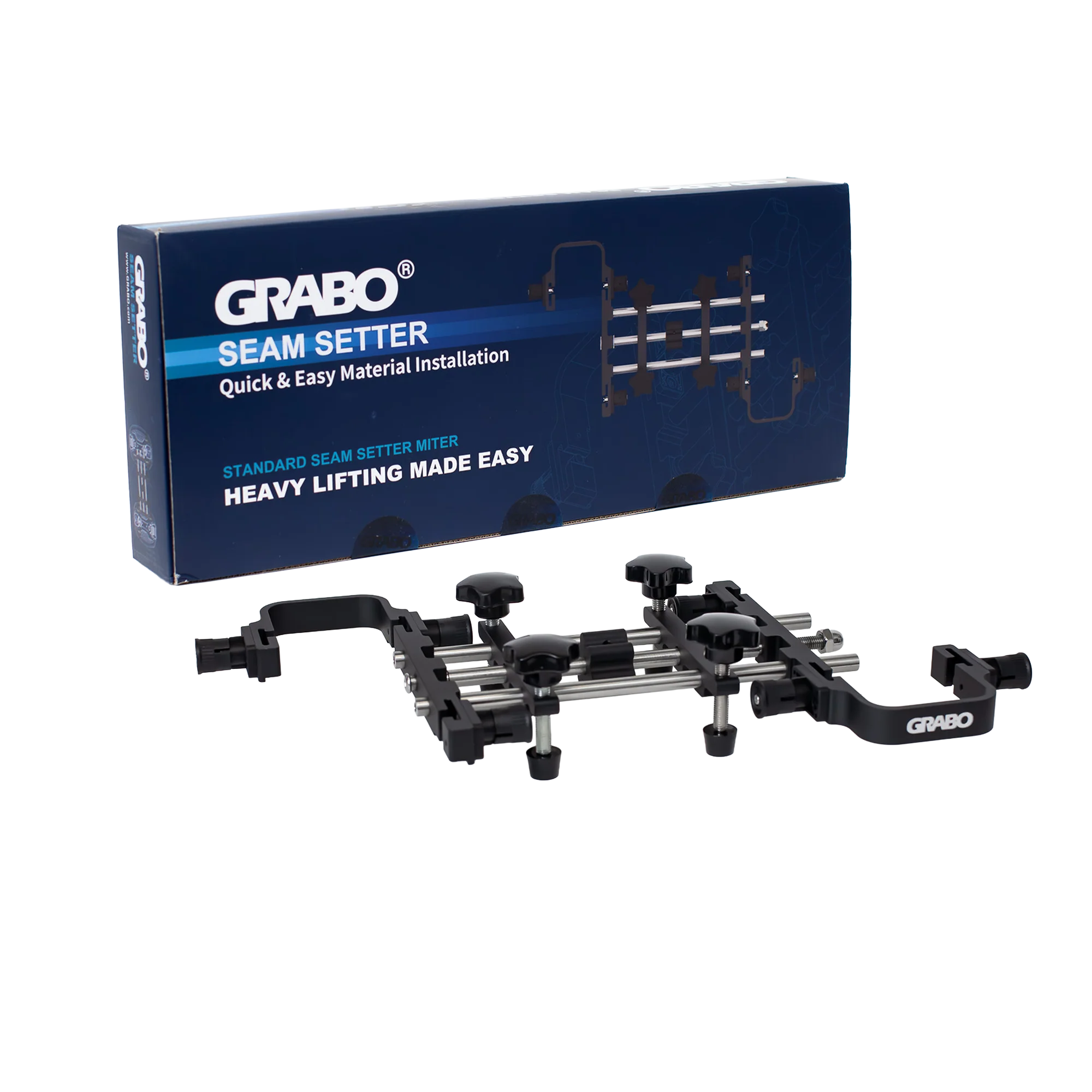 GRABO Seam Setter V2 Stainless Countertop Jig for Vacuum Gripster Lifters