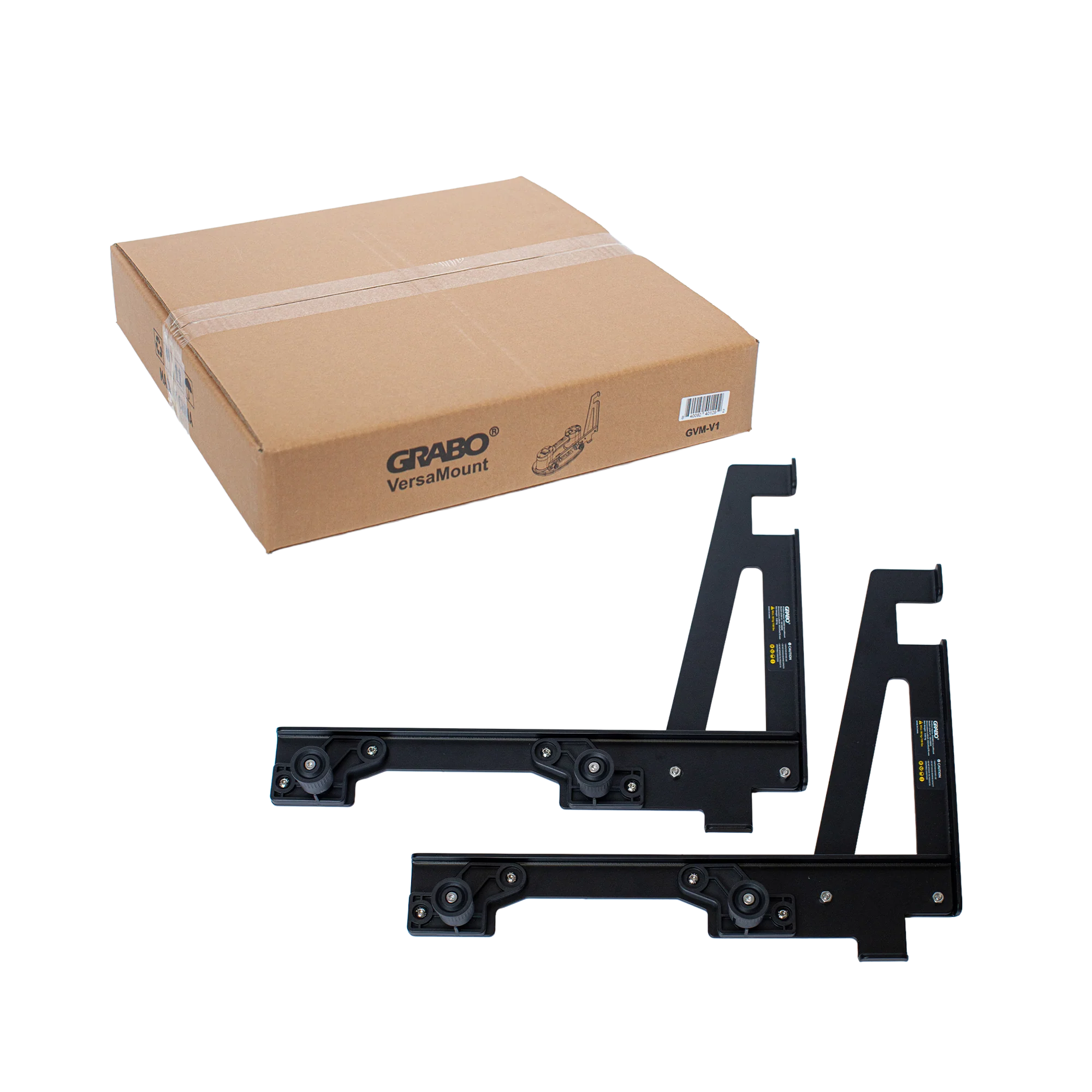 GRABO VersaMount Hands Free Wall Shelf Mount for Vacuum Gripsters