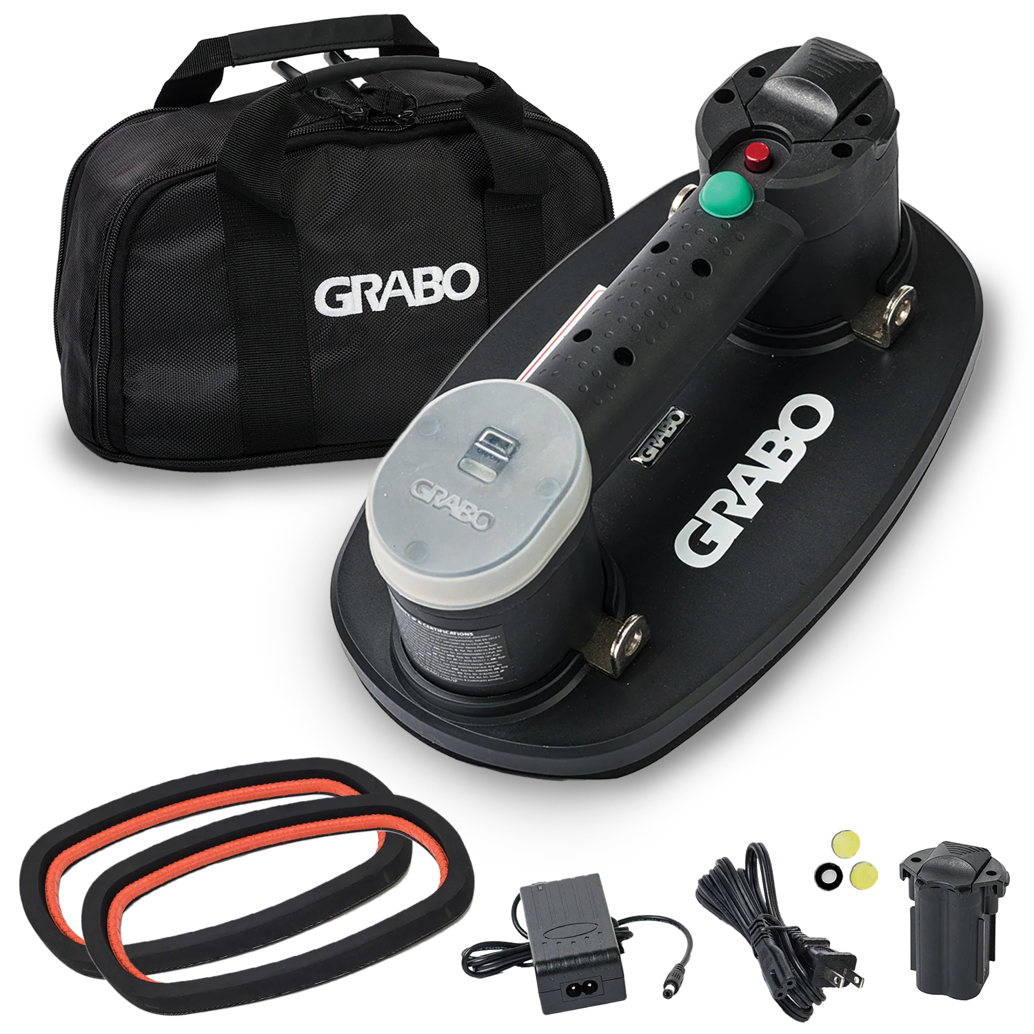 Main product image of Nemo GRABO Classic Portable Electric Vacuum Gripster Lifter Kit, 2 Batteries, 2 Seals