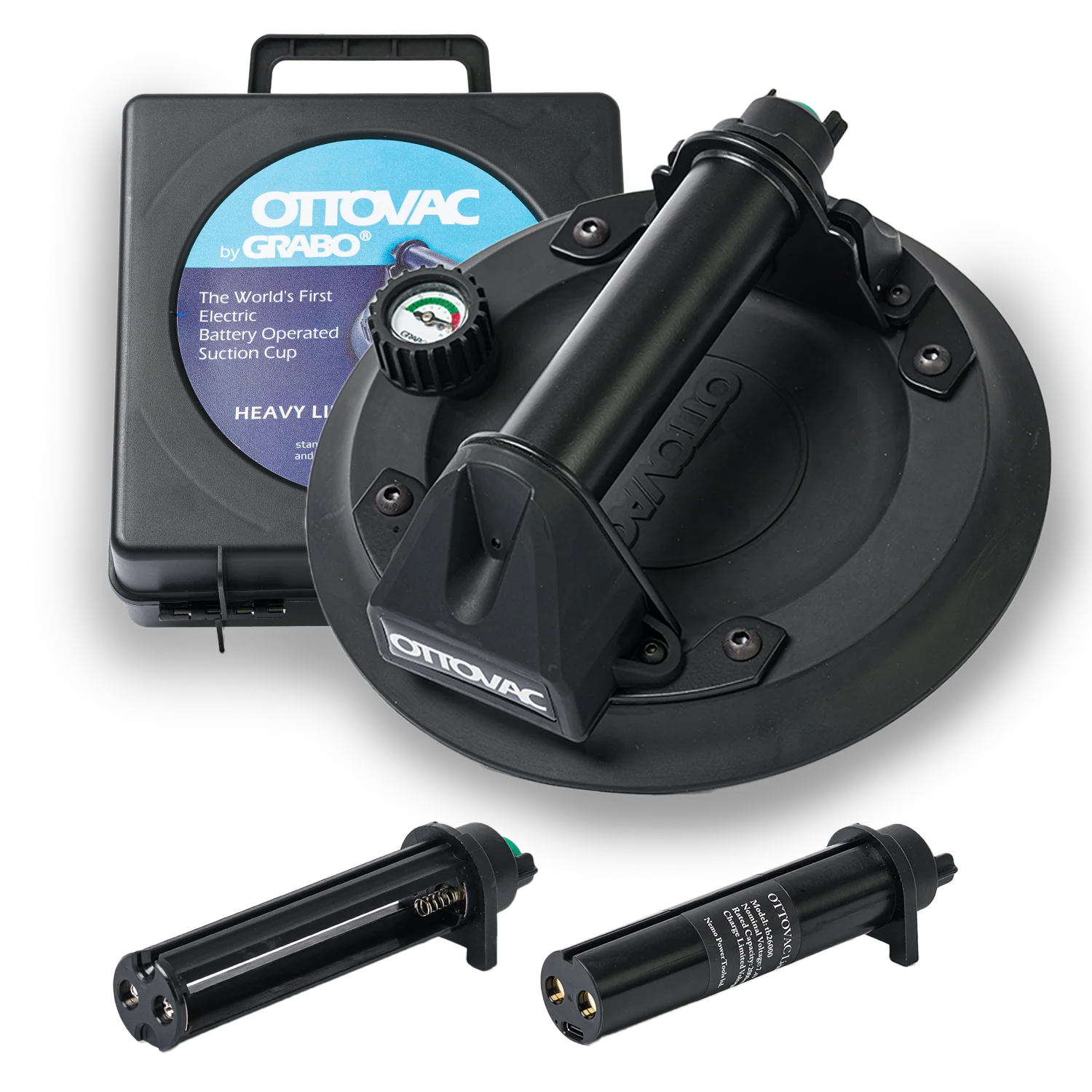 OTTOVAC Portable Electric Vacuum Suction Gripper for Glass up to 220 lb