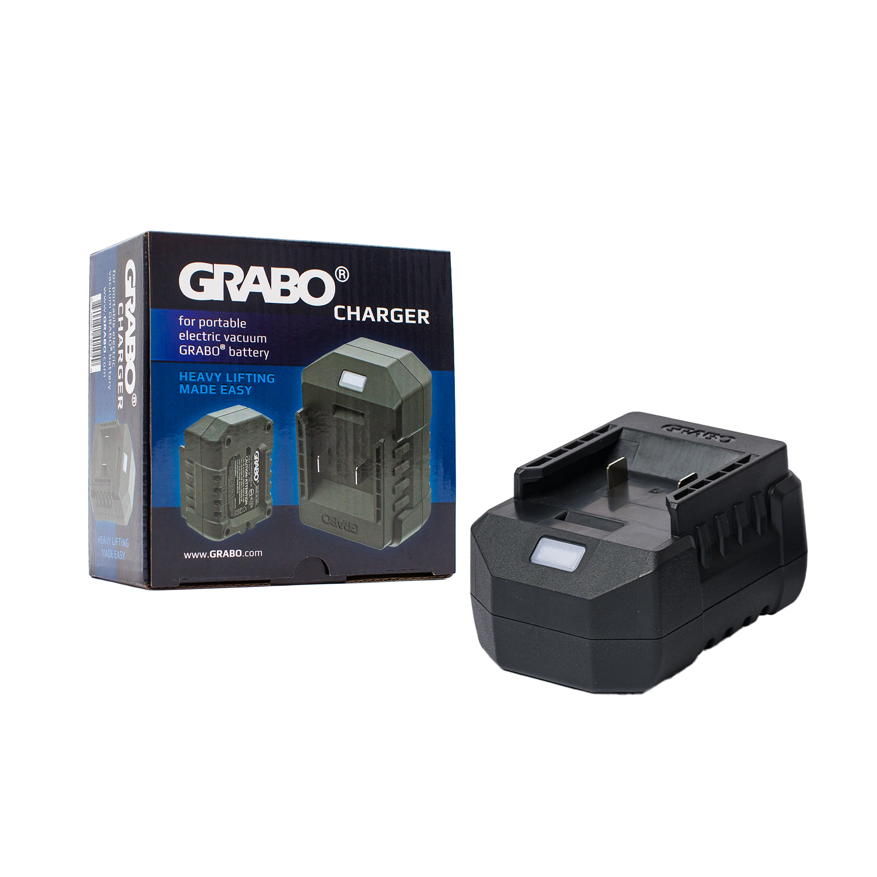 GRABO HighFlow 20V Battery Charger for Cordless Vacuum Lifter Gripsters